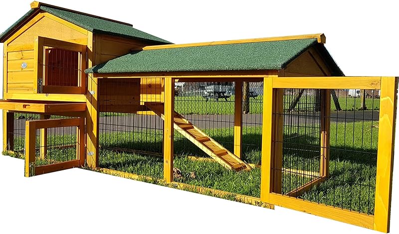 Eggshell Smokey XL 180cm Rabbit Hutch