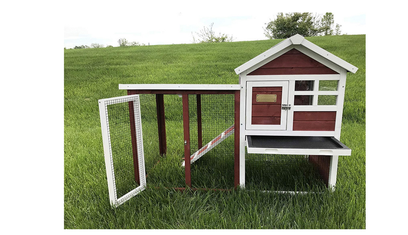 Leisure Zone Weatherproof Wooden Rabbit Hutch