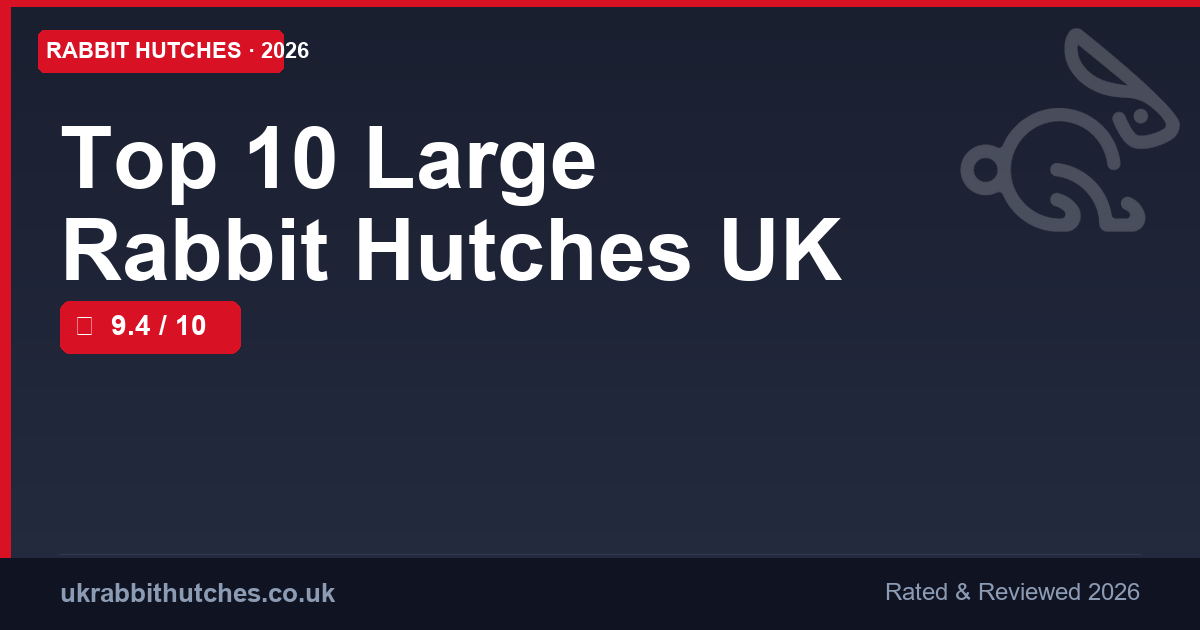 Top 10 Large Rabbit Hutches UK (2026) | Rated & Reviewed