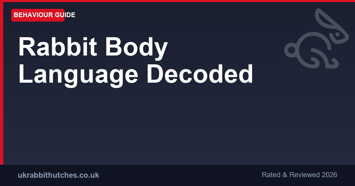 Wild Rabbit Body Language Rabbit Body Language Decoded (2026)